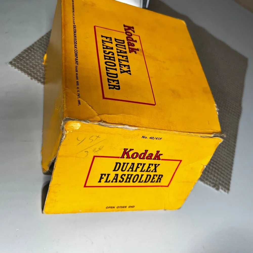 Vintage Kodak Duaflex Flasholder No 40 41F Camera Flash with Original Box